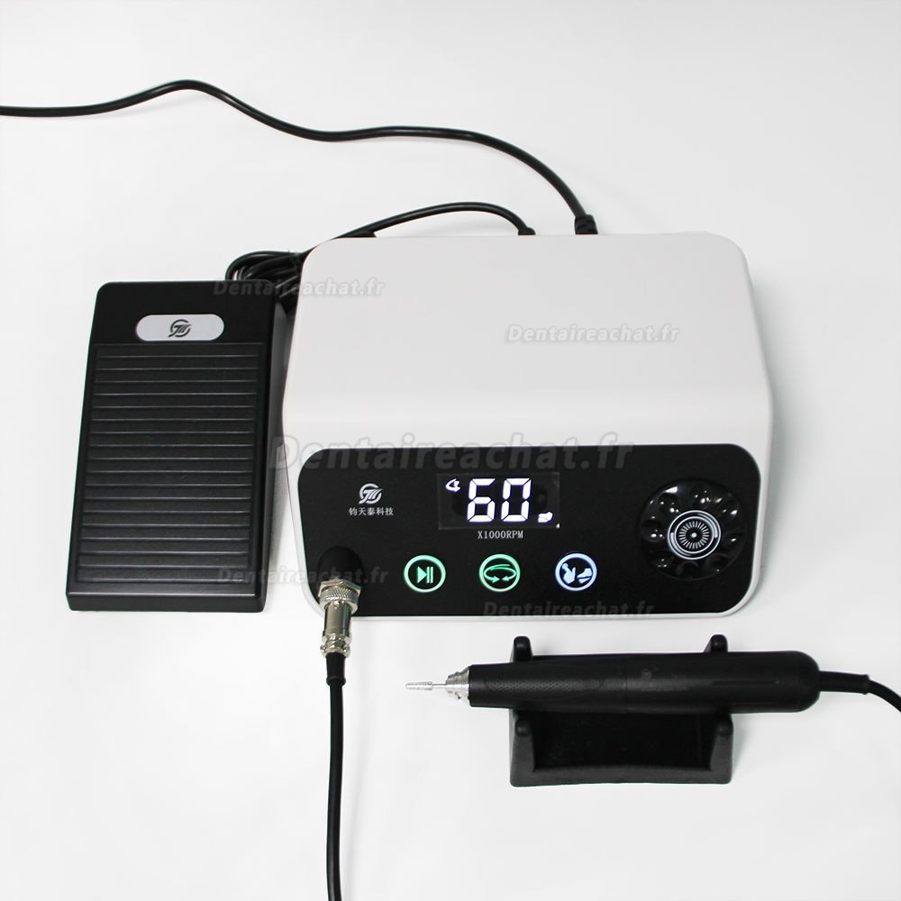 Micromoteur brushless dentaire TJJ HP88 avec pièce à main de 60000 tr/min et commande au pied